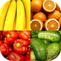 Fruit and Vegetables, Nuts & Berries: Picture-Quiz