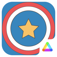 Captain USA Superhero Launcher Theme