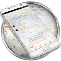 SMS Messages Glitter GS Theme