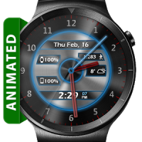 Metal Glow HD Watch Face Widget & Live Wallpaper