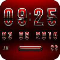 MAGNOLIA Digital Clock Widget