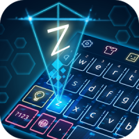 Keyboard-Hologram Neon Theme