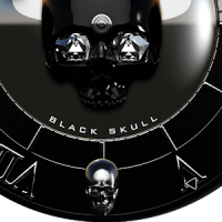 Black Skull Watch Face