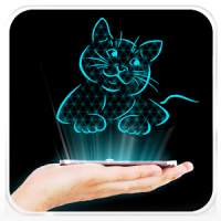 Cats 3D Hologram Simulator