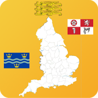 English County Maps and Flags
