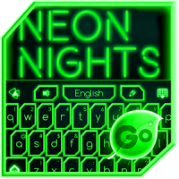 GO Keyboard Green Neon Theme