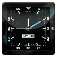 Cyan AnalogClock LiveWallpaper