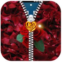 Rose Petals Zip Lock Screen