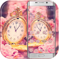 Sakura Rose Gold Watch Theme