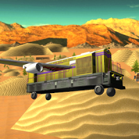 Desert Train Fly Simulator