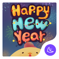 Año nuevo|APUS Launcher tema
