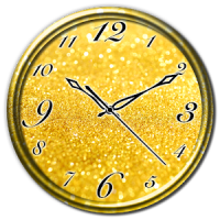 Gold Clock Live Wallpaper