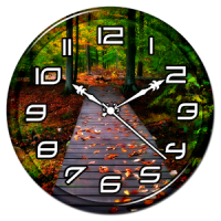 Autumn Clock Live Wallpaper