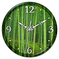 Bamboo Clock Live Wallpaper
