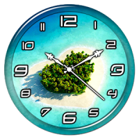 Paradise Island Clock Live WP