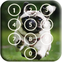 Puppy Dog Pin Lock Screen