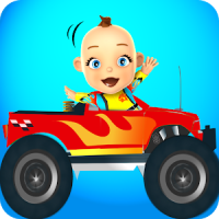 बेबी राक्षस ट्रक खेल - कारें