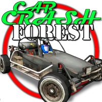 Car Crash Forest racing game