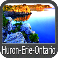 Huron Erie Ontario Lakes GPS Map Navigator