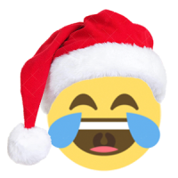 Christmas Emoji Funny Sticker