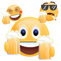 Cheers 2018 Gif Emoji Sticker