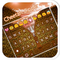 Cheetah Zipper Emoji Keyboard