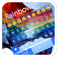 Rainbow Flag Emoji Keyboard theme for Gay pride
