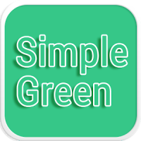 Simple Green Emoji Keyboard