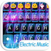 Electric Music Emoji Keyboard
