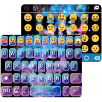 Galaxy Skull Emoji Theme