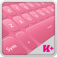 कीबोर्ड प्लस नरम गुलाबी