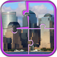 Städte Puzzle-Spiel