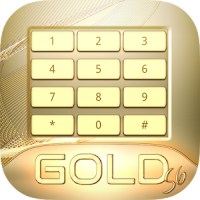 Gold Keyboard for Galaxy S6
