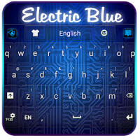 Electric Blue Keyboard