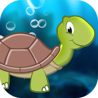 Aventura en océano de tortuga