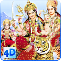 4D Maa Durga Live Wallpaper