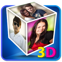 3D Cube Live Wallpaper Photo Editor