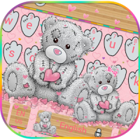 Cute Teddy Bear Keyboard Theme