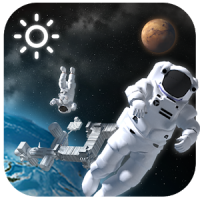 3D Outer-space Weather Widget