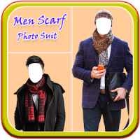 Men Scarf Photo Suit New
