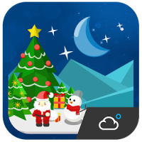 Christmas Theme Weather Widget