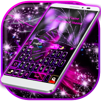 Thème clavier Violet Flame GO