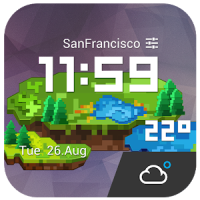 WeatherCraft Pixel Art Style
