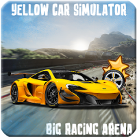 Yellow Car Taxi Simulator Driving