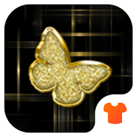 Gold Butterfly Theme for Android Free