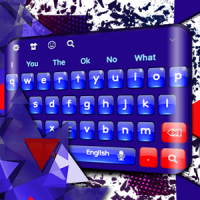 Rot Blau Tastatur