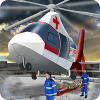 Helicóptero Ambulancia 3D City Simulator