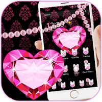 Pink Love Glitter Diamond Theme