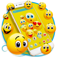Happy Emoji launcher Theme