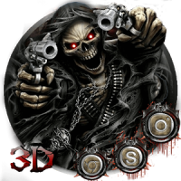 3D devil skull theme